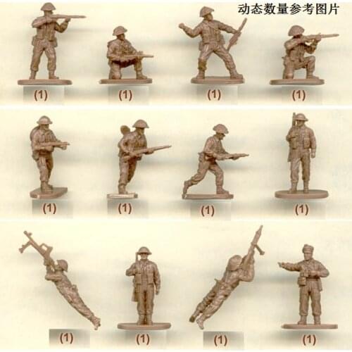 1/32 soldier model World War II German anti-tank gun set