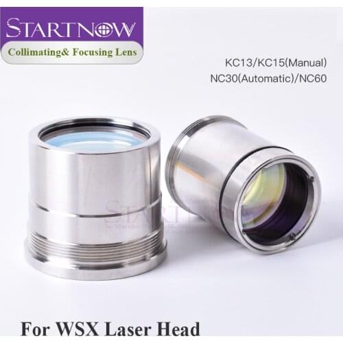 WSX KC13 KC15 NC30 NC60 0-4KW Laser Cutting Head Fiber Collimator D30 37 F100 150 Laser Focus Collimating Lens With Lens Holder