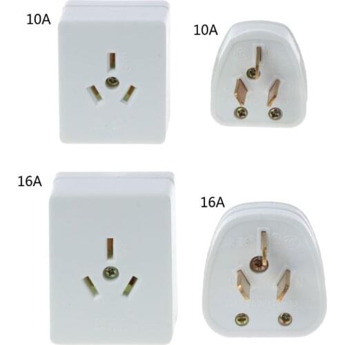 10A16A Electrical Wall Socket 3Pin Plug Wall Outlet Plate Panel Air Conditioner