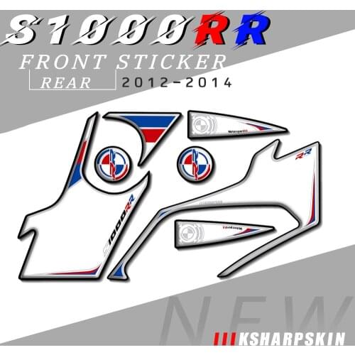 Motorcycle 3D sticker Moto front and rear stickers Motorcycle head and tail and fender decorative decal For BMW S1000RR s1000 rr