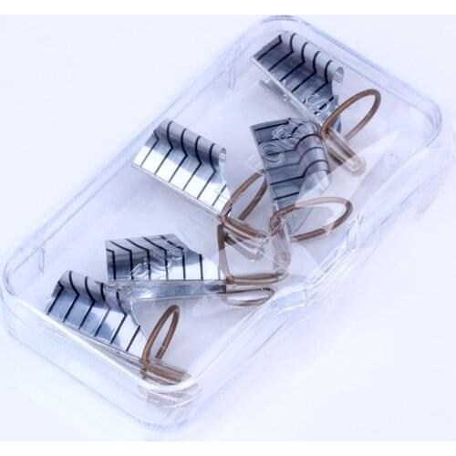 5 Pcs/Box Gold And Silver Nail Art Aluminum Paper Tray Nail Art Phototherapy Metal Tray Golden Nail Art Tools Supplies