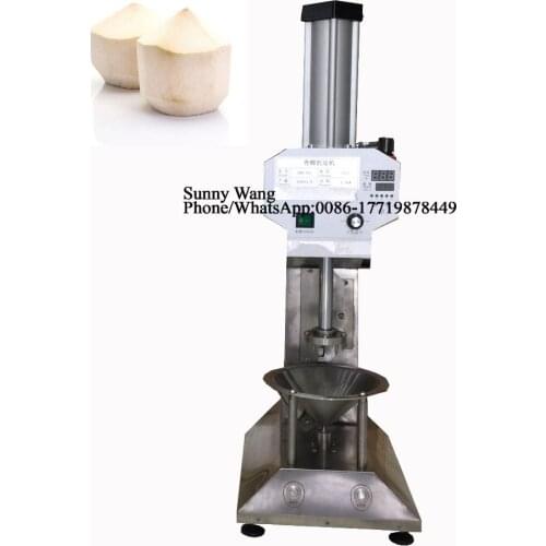Automatic coconut cutting machine / coconut opening machine / coconut peel removal machine
