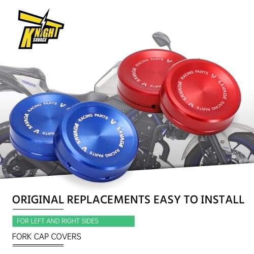 Fork Bolts Cap For YAMAHA MT 25 03 YZFR25 YZFR3 MT25 MT03 YZF R25 R3 2014-2018 Motorcycle Shock Absorber Decorative Tube Cover