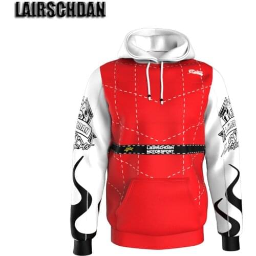 LairschDan Mens Sweatshirt Long Sleeve Autumn Spring Casual Hoodies Tops Boy Blouse Tracksuits Moto Racing Bicycle Hoodies Man