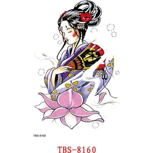 Fashion Cool Dragon Temporary Tattoo Sticker Black Totem Flower Waterproof Tattoo For Women Men Beast Body Art Fake Tatoo
