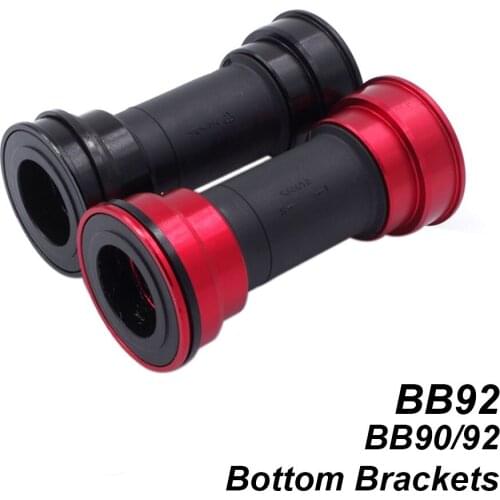 MTB Mountain Bike BB92 BB90/92 Bottom Brackets Aluminum Bearing Road Bikes BB Axle 24mm For Shimano Prowheel Cranksets