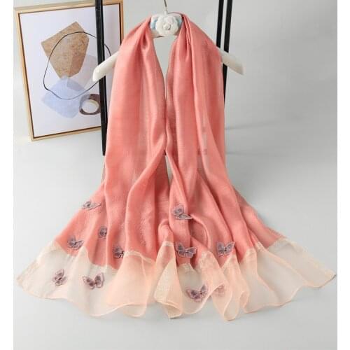 Hot 2020 Brand Winter Hijab Silk Wool Scarf Fashion Female Large Professional Shawl Bandana Foulard Scarves Pashmina Femme