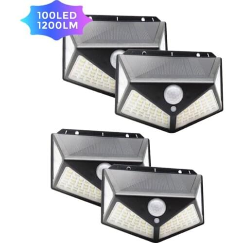 Garden Solar Lamp PIR Motion Sensor LED Solar Light Solar Powered By Sunlight Waterproof for Outdoor Wall Street Decoratio