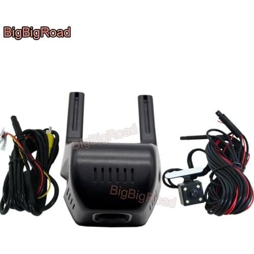 BigBigRoad Car Dash Cam Camera FHD 1080P Car wifi DVR Video Recorder Wide Angle For Toyota Ford Lexus NX Seires For Ford Mondeo