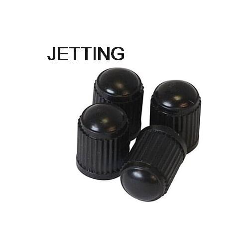 4Pcs/lot Black Plastic Bike Bicycle Valve Dust Caps Car Van Motorbike Tyre Tubes Drop Shipping