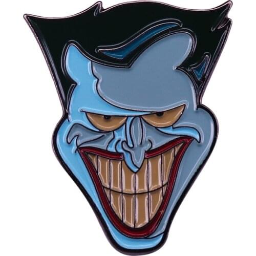Joker Teeth Pin Chill Smile Badge Dark Knight Brooch Why so serious