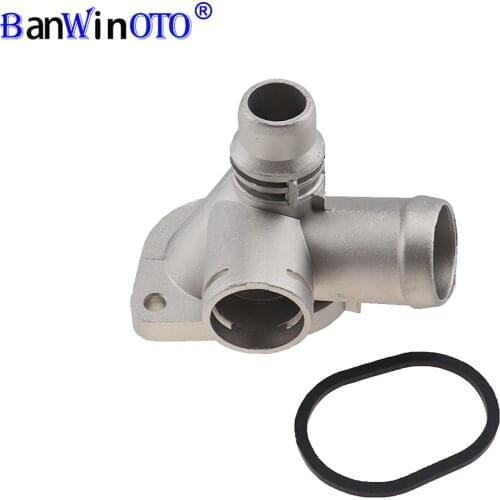 Aluminum Metal Coolant Hose Flange 06B121132H Water Outlet For VW PASSAT B5 1997-2005 Superb Audi A4 Seat Exeo 06H 121 132 H