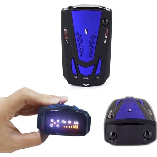Camera V7 Radar Cop Cars Police Scanner Kit 360 Degree Red Black Can Blue Speed Control Choose D3E1
