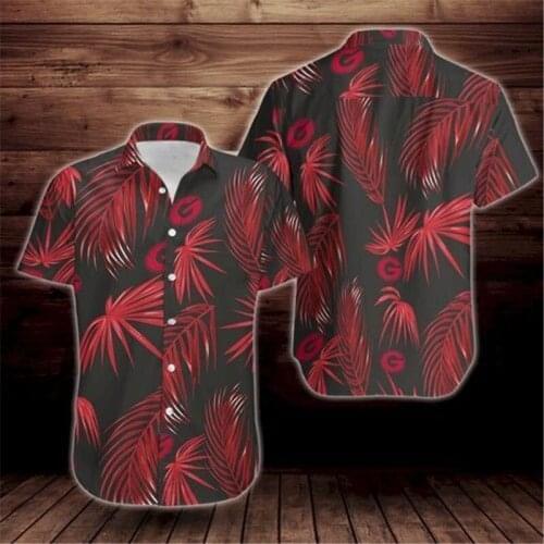 2021 Summer Quality Beach New Arrival Men Short-Sleeve Casual Anime Shirt Blouse Loose Surfing Hawaiian-shirt
