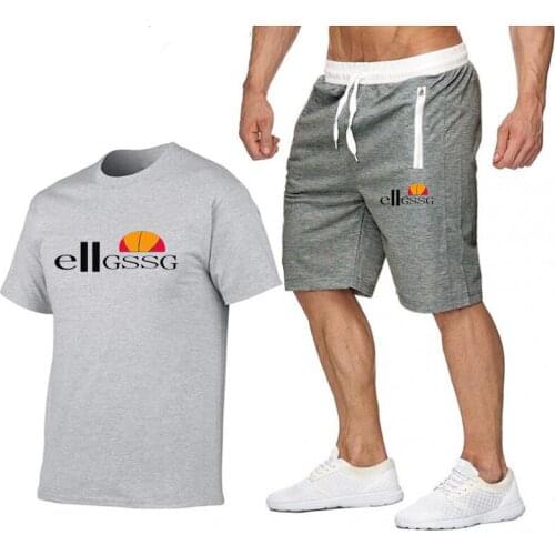 2020 New T Shirt Shorts Sets Men Letter Printed Summer Suits Casual Tshirt Hot Tracksuits Brand Clothing Streetwwar Tops Set