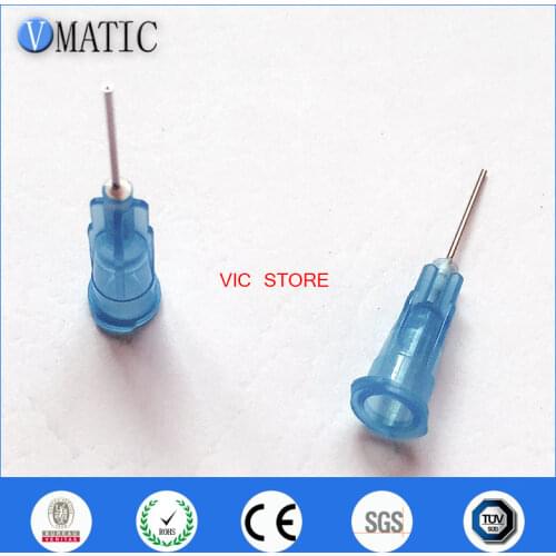 Free Shipping 100Pcs 23G Quality Pinhead For Dispensing Machine Syringe Needle Metal Pinhead Glue Dispenser Needle Tip 1/2 Inch