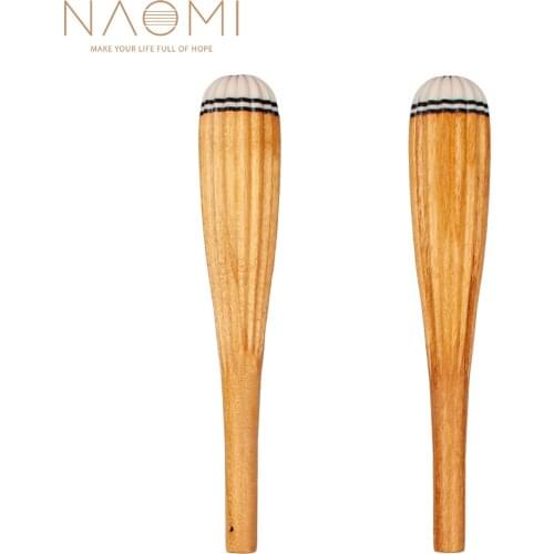 Naomi 2 Pcs Burlywood Maple Chinese Erhu String Wood Shaft Durable Erhu Shaft For Erhu Practicer Erhu DIY Parts Set