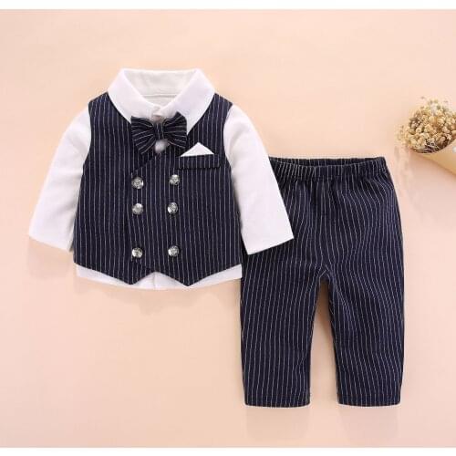 Autumn Korean Version Baby Suit Boy Clothes Modern Design Cute Baby Suit Combo Baby Kleding Jongen Baby Clothes BD50YE