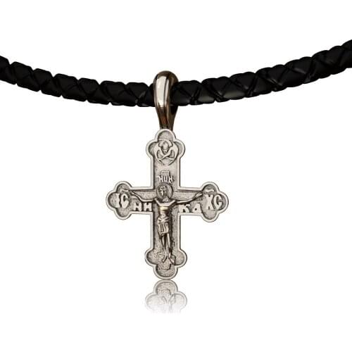 European and American religious hip-hop personality cross pendant necklace mens retro style custom mens necklaces