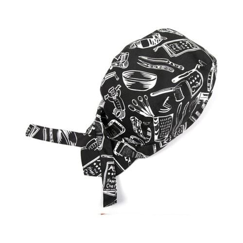 Pirate Restaurant Chef Hat Hotel Kitchen Cooking Cap Japanese Style Restaurant Uniforms Accessories Adjustable Outdoors Cap 89