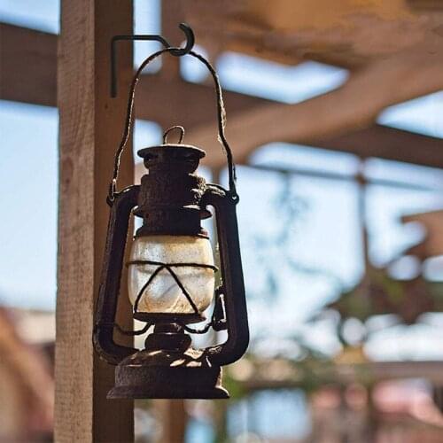 Hanging Basket Garden Decoration European Balcony Plant Flower Pot Wrought Iron Hook Rack Wall Bracket