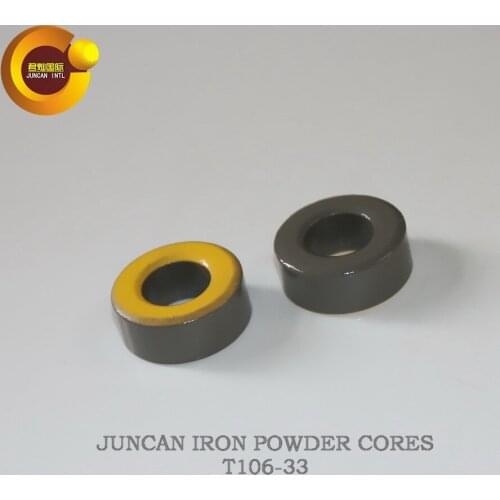 T106-33 Iron powder cores types of soft magnetic materials