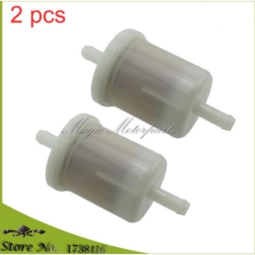 2 pcs Kubota 12581-43012 OEM Inline Diesel Gasoline Fuel Filter Assembly Universal