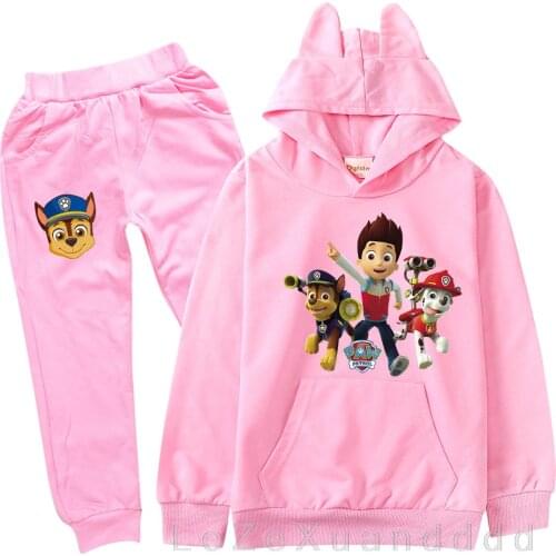 PAW PATROL Spring Boy Clothes Girl Boys Clothes Childrens Clothing Printing Childrens Clothing Set Kids Clothes