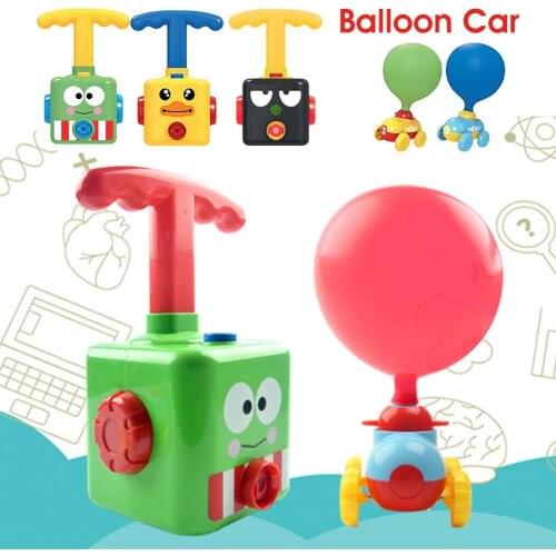 Balloon Car Toy DIY Balloon Power Car Balloon Powered Balloon Car Toy Inertial Power Car Perfect Gift For Kids Children Baby Tod