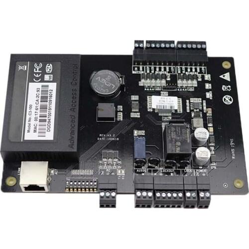 ZK IP68 Waterproof Card Reader Access Control System RFID Card C3-100 C3-200 C3-400 Door Lock Controller Panel Card Access