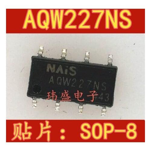 10pcs AQW227NS SOP-8 AQW227