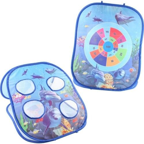 2021 Bag Toss Game For Kids Indoor Outdoor Play Double Sided Cornhole Toss Board Fidget Toys Anti Stress For Childs Kids