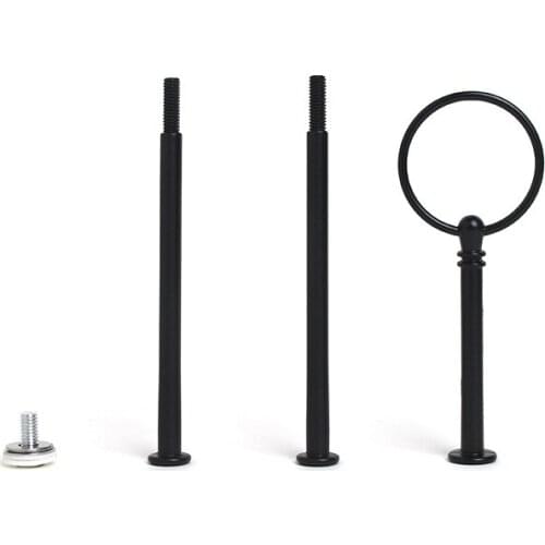 3 Tier Round Shape Metal Cake Handle Without Plate Stand Dessert Fruit Rack Handle Fitting Party Cookie Cake Decor