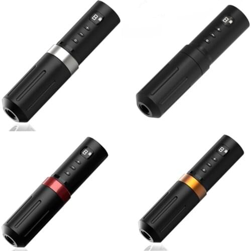 Wireless Tattoo Machine Pen Brush Coreless Motor Replace Battery Fast Charging Ambition Cartridge Needle RCA Adapter Kit