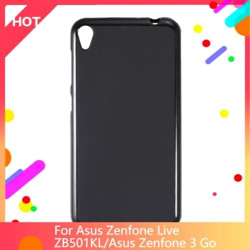 Zenfone Live ZB501KL Case Matte Soft Silicone TPU Back Cover For Asus Zenfone 3 Go Phone Case Slim shockproof