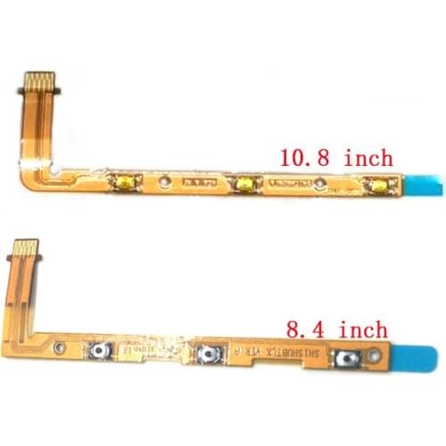 For Huawei MediaPad M5 SHT-W09 8.4" CMR-AL09 / W09W19 10.8" Power On Off Volume Switch Side Button Key Flex Cable Replacement