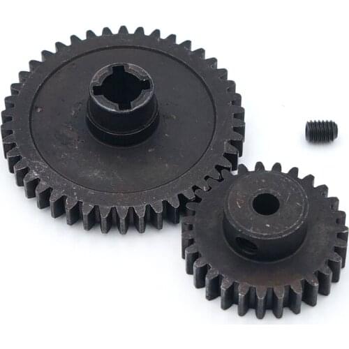 For WLtoys A959-B A969-B A979-B K929-B Replacement of A959-B-15 Metal 42T Reduction Spur Gear Diff Main & Motor Pinion Gear 27T