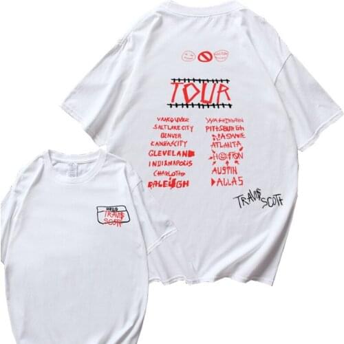 Summer Streetwear Camiseta Hombre Travis Scott Cactus Jack Hand-painted Print T-shirt High Street Fashion Cotton T Shirt For Men