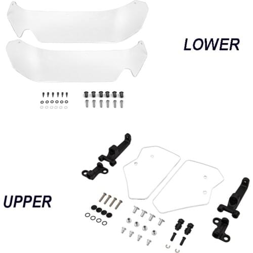 Motorcycle Accessories Upper Lower Fairing Wind Air Deflector Brackets For 2018 2019 2020 2021 Honda Goldwing GL1800