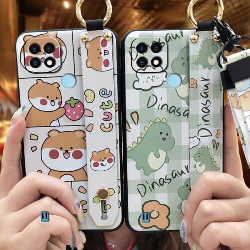 For Man Glitter Phone Case For OPPO Realme C21 Fashion Design Waterproof For Boy Back Cover