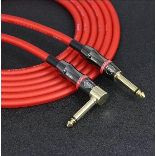 NEW 6.5MM TS TO 6.5MM TS MALE TO MALE CABLE AUDIO CABLE AUDIO WIRE FOR GUITAR MIXER AMPLIFIER 072101