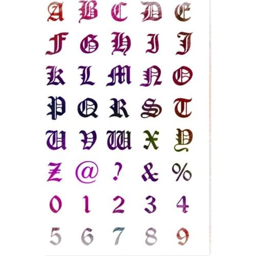 PANFELOU The alphanumeric Transparent Clear Silicone Stamp/Seal for DIY scrapbooking/photo album Decorative clear stamp sheets