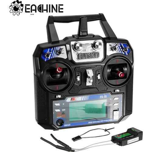 FlySky FS-i6 2.4G 6CH AFHDS RC Transmitter With FS-iA6B Receiver For RC Airplane Helicopter Spare Parts