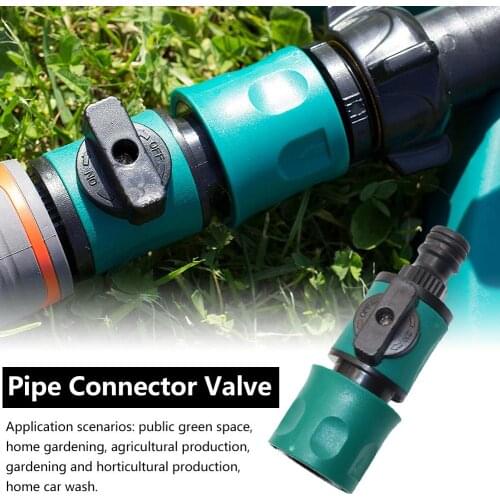 Plastic Valve Quick Nipple Hose Connection Joint For Home Garden Watering Flower Agricultural Irrigation Home Car Wash Tools