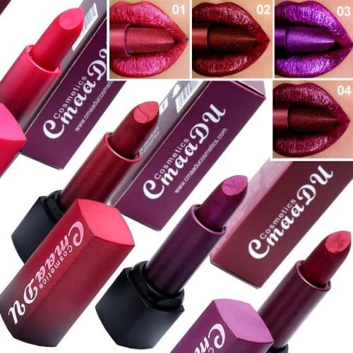 Waterproof Lipstick Lasting Matte Lip Water-Resistant Profissional Lipstick Maquillaj Women Fashion Makeup Valentines Day Gift