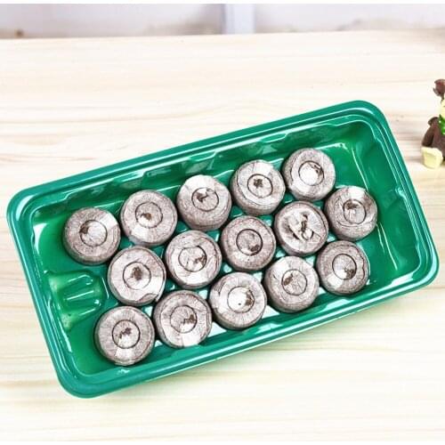 100pcs 30mm Professional Plug Seeds Planting Starter Compressed Peat Soil Pellet Seeds Starting for Transplanting Rooting
