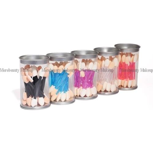 25 Pcs/Lot Random Color Eyeshadow Brush Stick Double-ended Eye Shadow Brush Makeup Brushes Manicure Eye Makeup & Nail Art Tool