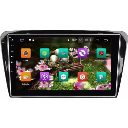 KLYDE 10.1" 1Din Android 9.0 Car Radio For SKODA Octavia 2014-2015 Car Multimedia Player With Canbus 8 Core Car Stereo Car Audio