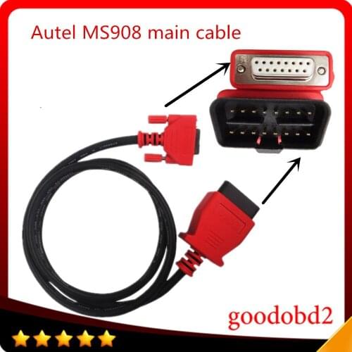 Car OBD2cable for Autel Maxidas MS908 MS906 MS905 Main Cable OBDII 16 pin Test Cable Autel 908 905 906 Scanner OBDII 16pin Cable
