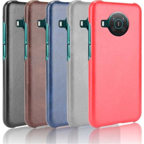 For Nokia X20 Case Luxury Litchi Striae PU Leather Hard Back Cover Case For Nokia X20 X 20 NokiaX20 Phone Cases